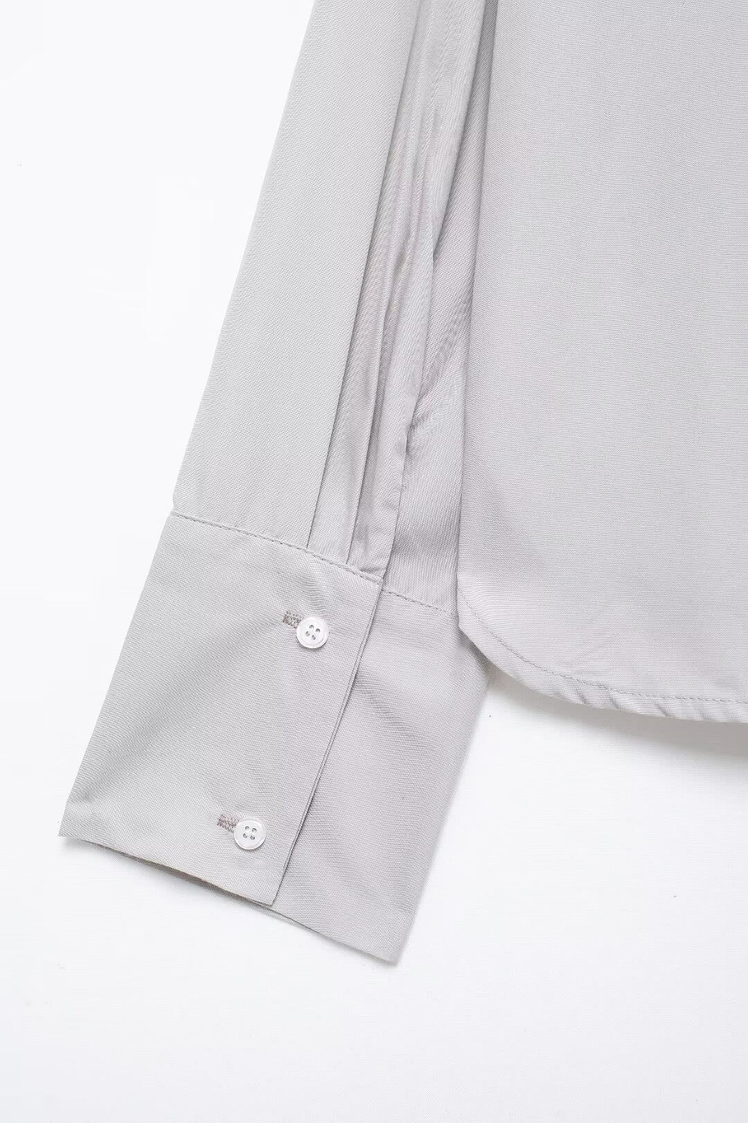 Autumn Artificial Jewelry Decoration Poplin Shirt Casual Shorts Women Suit - Wanita Store