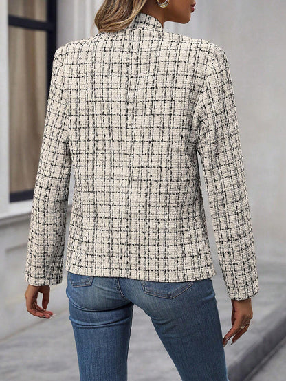 Fall Women Clothing Cardigan Slim Fit Chanel Office Small Blazer for Women - Wanita Store