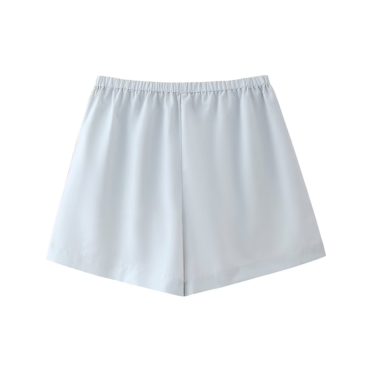 Autumn Arrival Women Artificial Jewelry Decoration Shirt Shorts Set - Wanita Store