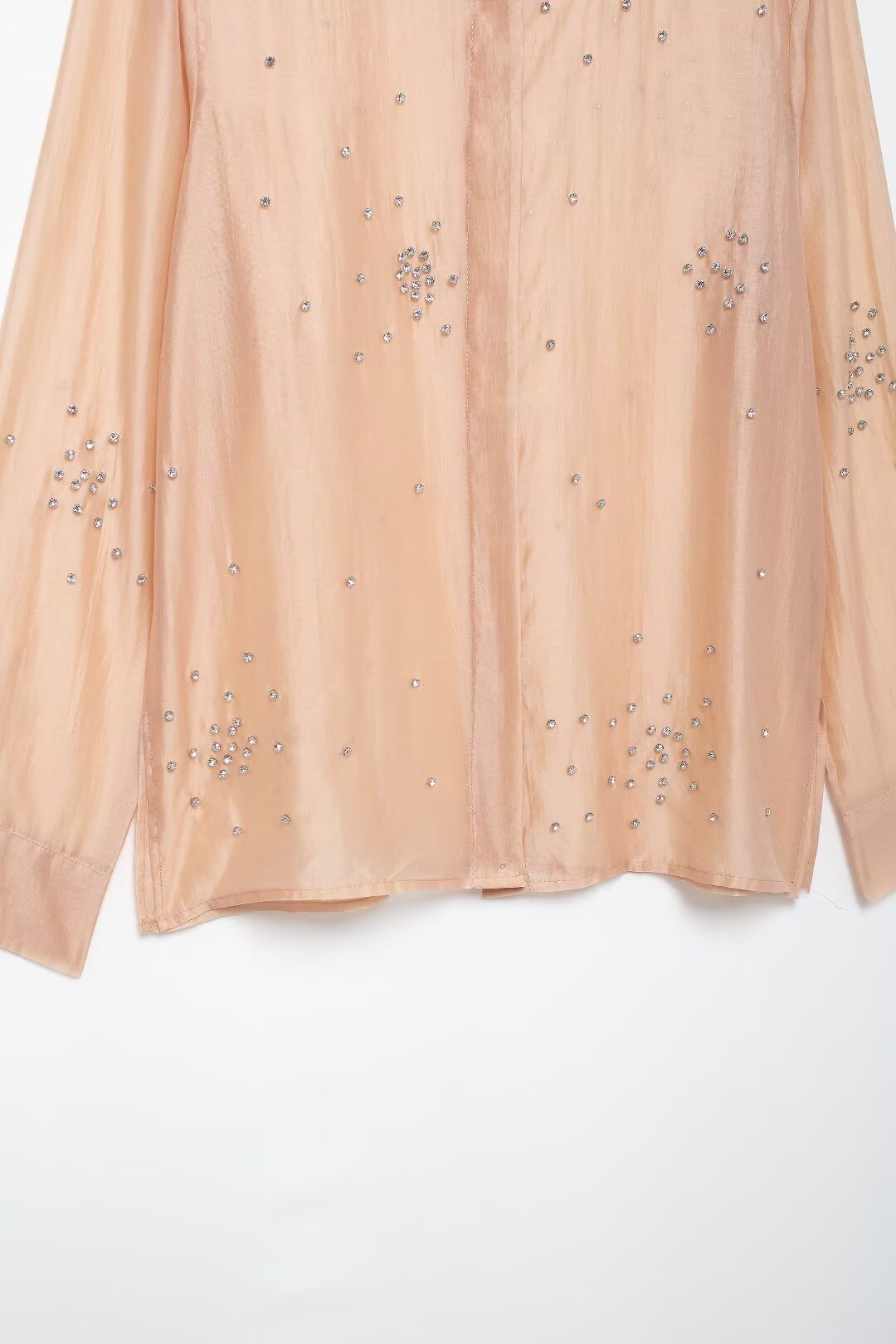 Women Clothing Classic Western All Matching Jewelry Embroidered Shirt - Wanita Store