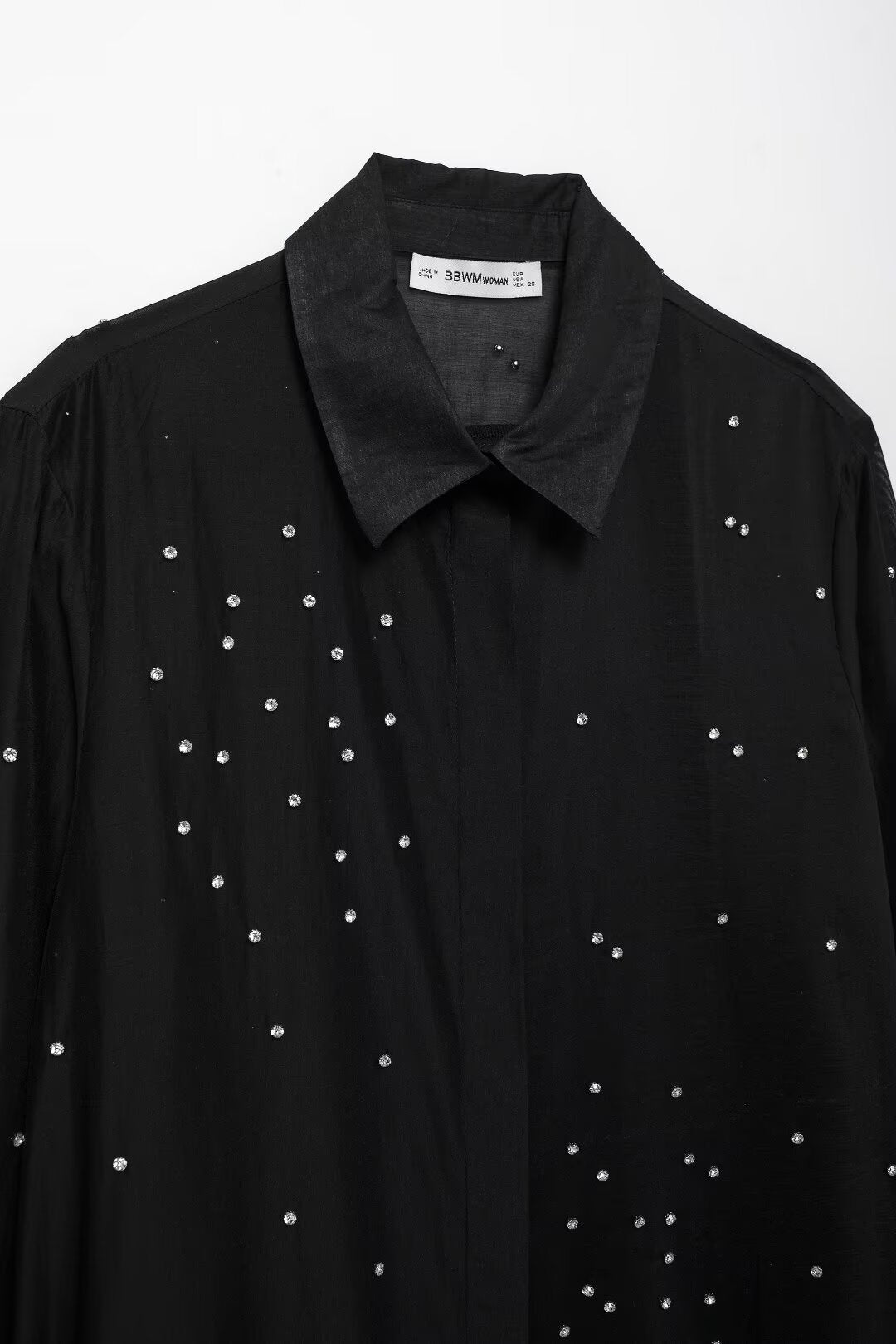 Fall Women Clothing Simple Jewelry Embroidery Shirt - Wanita Store