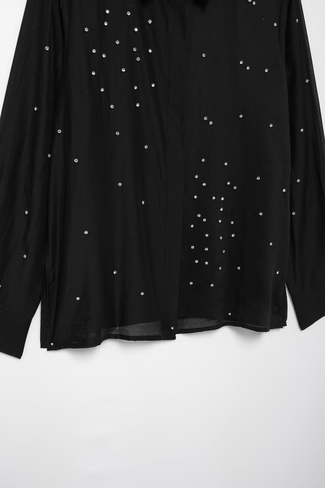 Fall Women Clothing Simple Jewelry Embroidery Shirt - Wanita Store