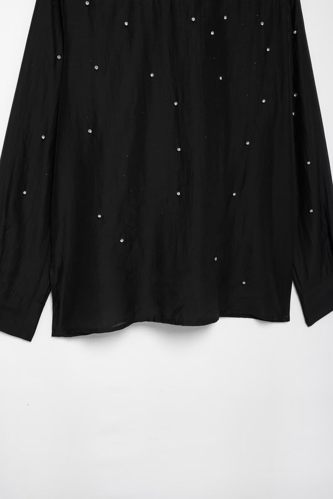 Fall Women Clothing Simple Jewelry Embroidery Shirt - Wanita Store