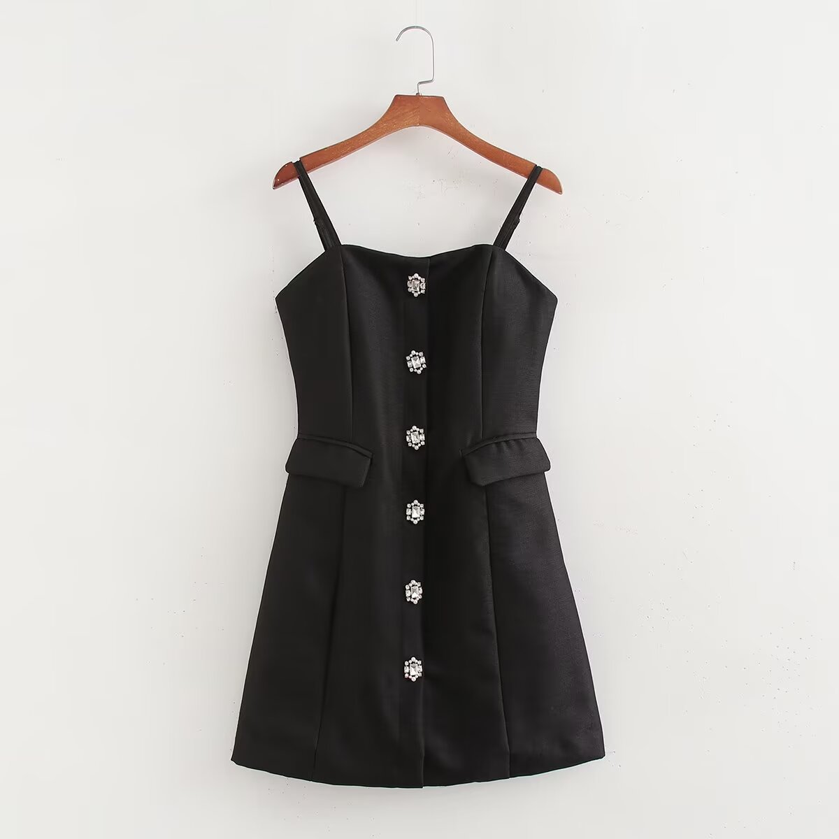 Women Clothing Fall Minimalist Jewelry Chanel Top Vest Skirt Two Piece Set - Wanita Store