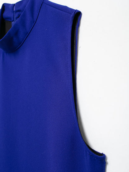 Fall Women Clothing Casual Simple Short Sleeveless Dress - Wanita Store