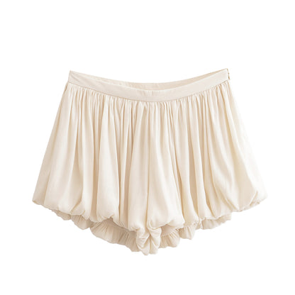 Women Clothing Balloon Shaped Flower Bud Skirt Pants - Wanita Store