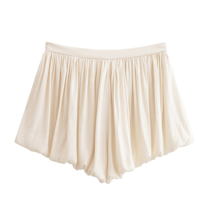 Women Clothing Balloon Shaped Flower Bud Skirt Pants - Wanita Store