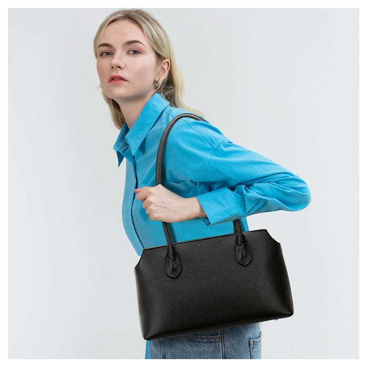 Shoulder Bag Simple Large Capacity Women's Bag High Sense Work Office Bag All-Match Underarm Bag Women