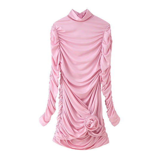 Spring Summer Sexy Slim Fit Ruffle Hip Dress