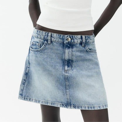 Women High Waist A line Mini Skirt - Wanita Store