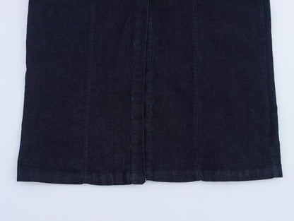 Women Clothing Denim Midi Length Sling Dress - Wanita Store