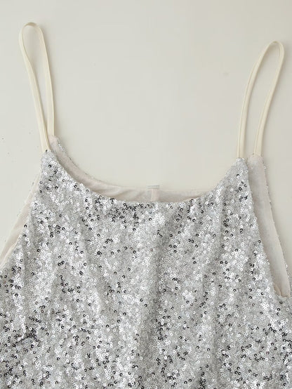 Women Clothing Top Sexy Beads Decoration Underwear Dress - Wanita Store