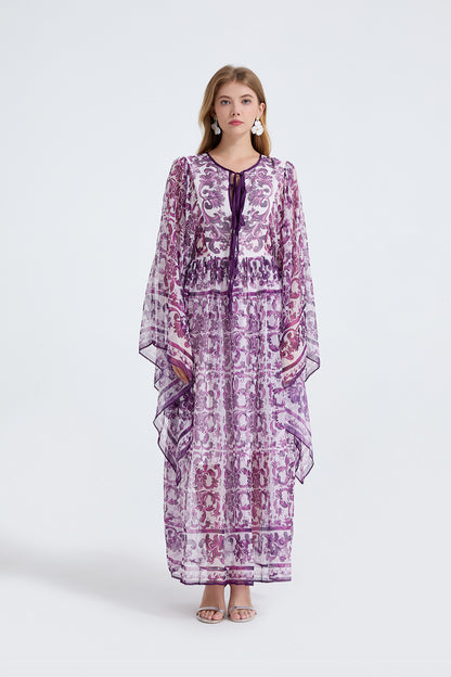 Women Spring Autumn Loose A Line Long Sleeved Dress - Wanita Store