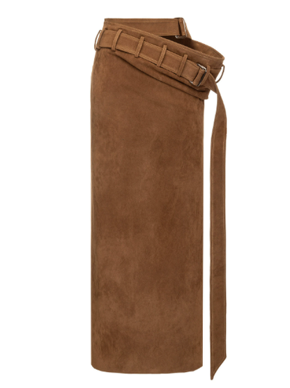 Skirt Women Autumn Personality Trendy Solid Color Design High Waist Skirt - Wanita Store