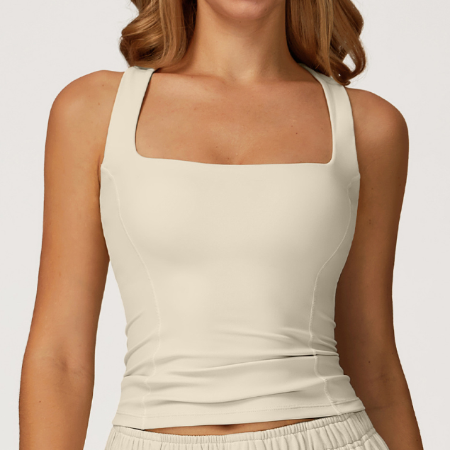 Nude Feel Yoga Vest H Shaped Beauty Back Tight Sports Vest Women's Outdoor Running Sports Workout Clothes