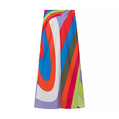 Autumn Street Vacation Rainbow Bar All Match - Wanita Store