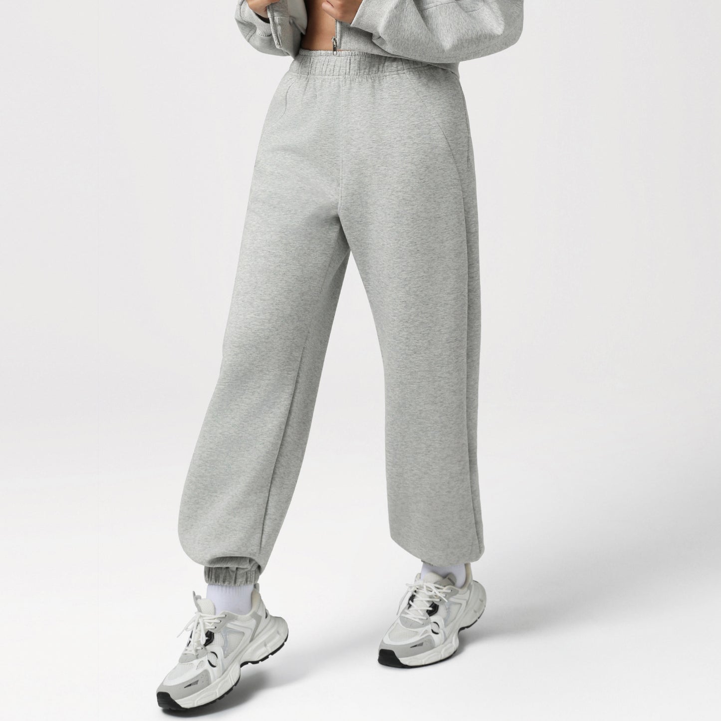 Sports Straight Sweatpants Trend Casual Jogger Pants Loose Slimming Pocket Workout Ankle Length Pants