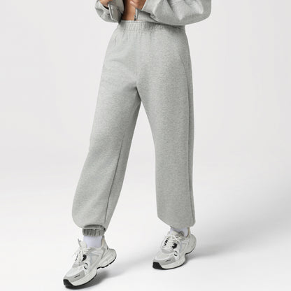 Sports Straight Sweatpants Trend Casual Jogger Pants Loose Slimming Pocket Workout Ankle Length Pants - Wanita Store