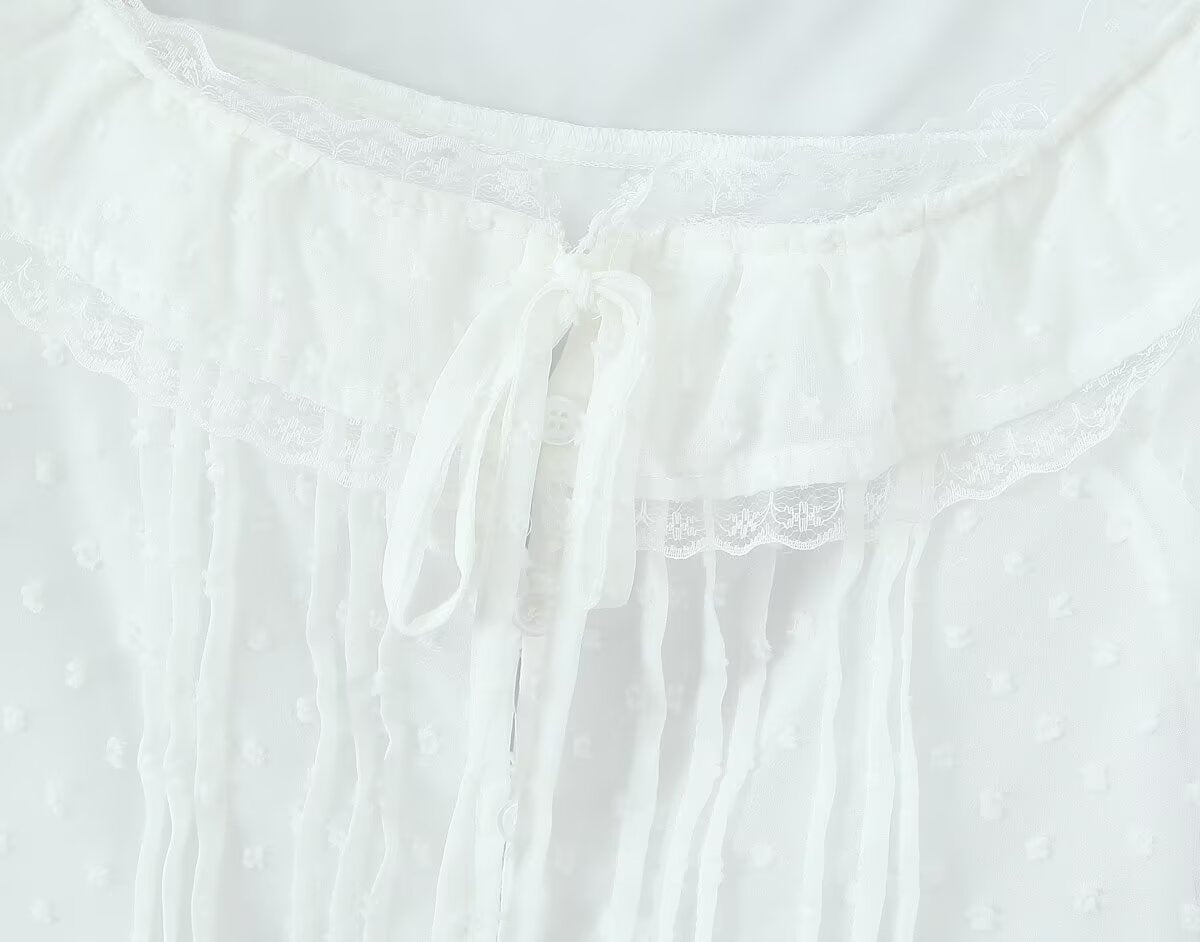 Atmosphere Lace Sleeveless Small Top Niche Lace up Waist Tight Sexy Short Sexy Shirt Vest - Wanita Store