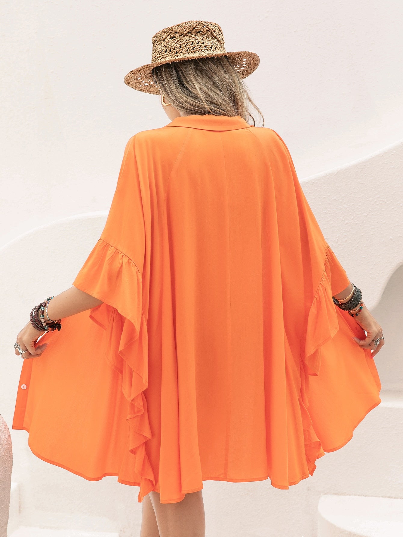 Women Casual Vacation Long-Sleeved Shirt - Wanita Store