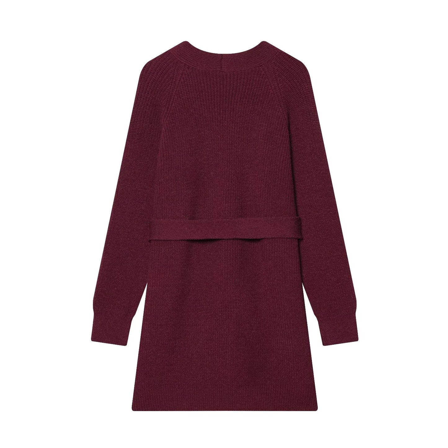 Women Autumn Winter Jewelry Bead Knitted Cardigan