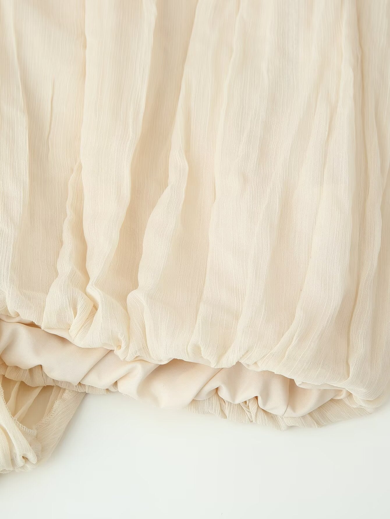 Chemise Femme Printemps Été Épaules Rembourrées Plissée Tout Assorti Bureau