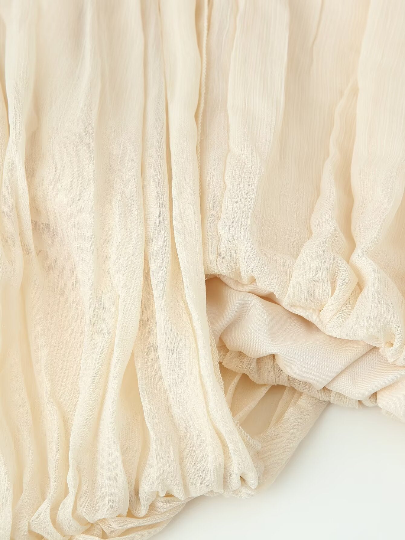 Chemise Femme Printemps Été Épaules Rembourrées Plissée Tout Assorti Bureau