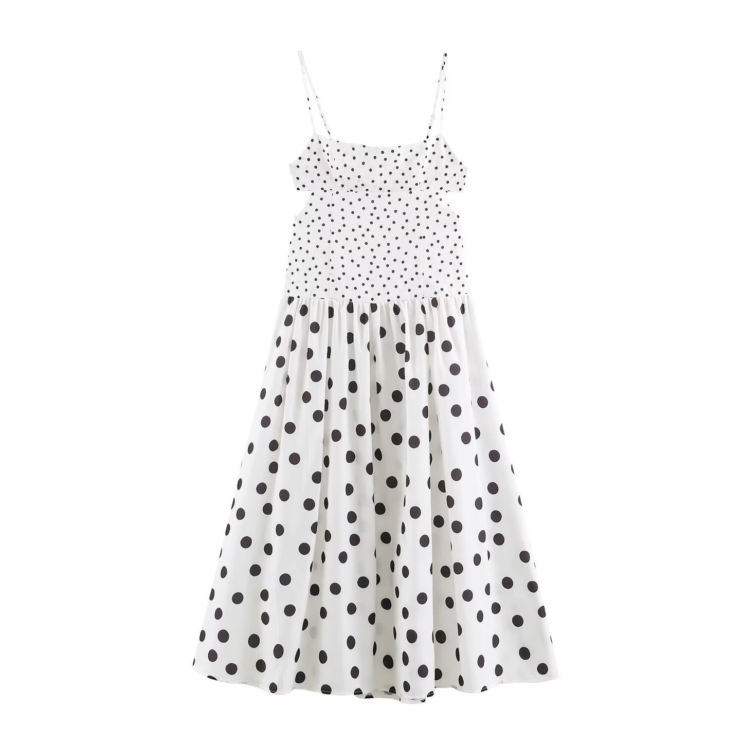 White Polka Dot
