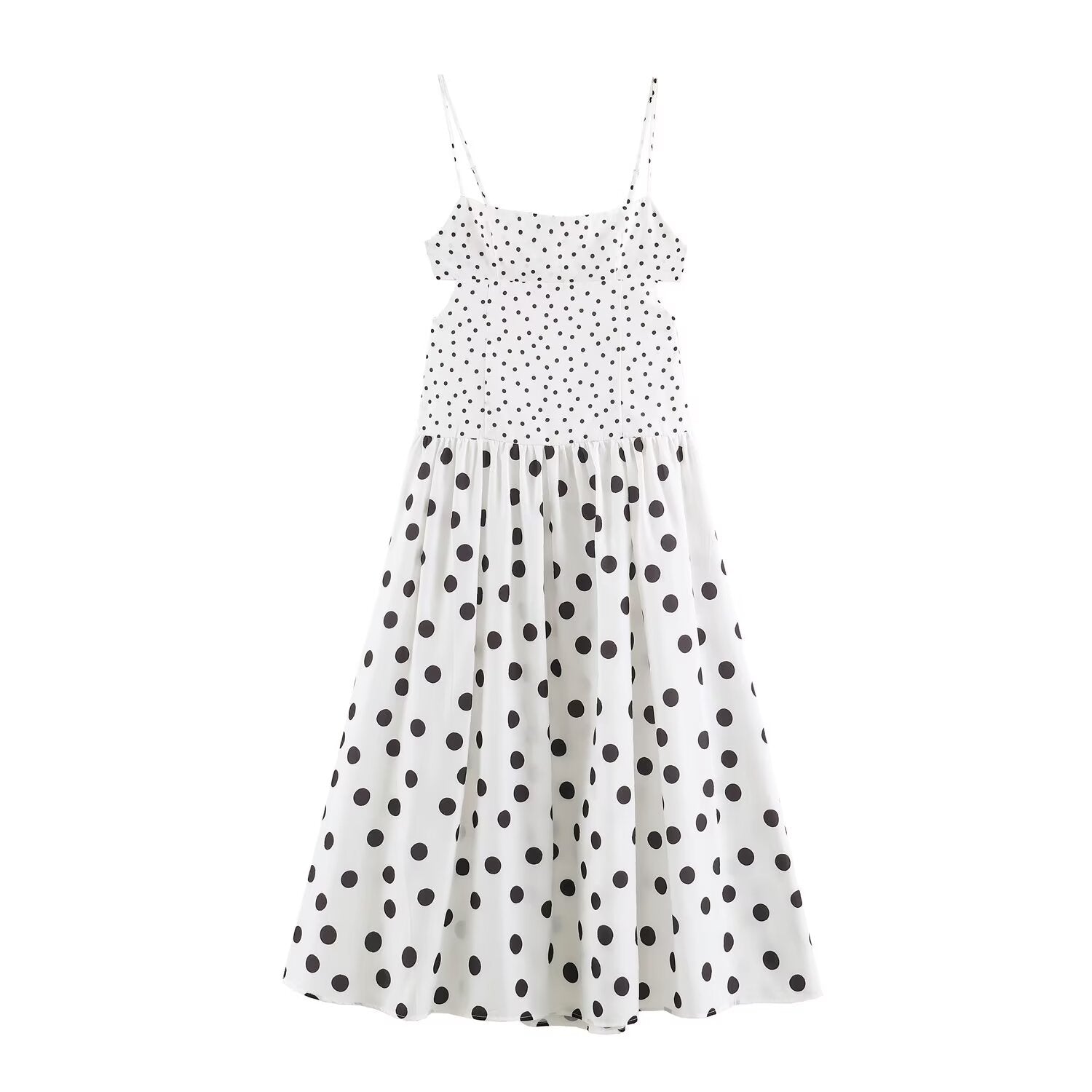 White Polka Dot