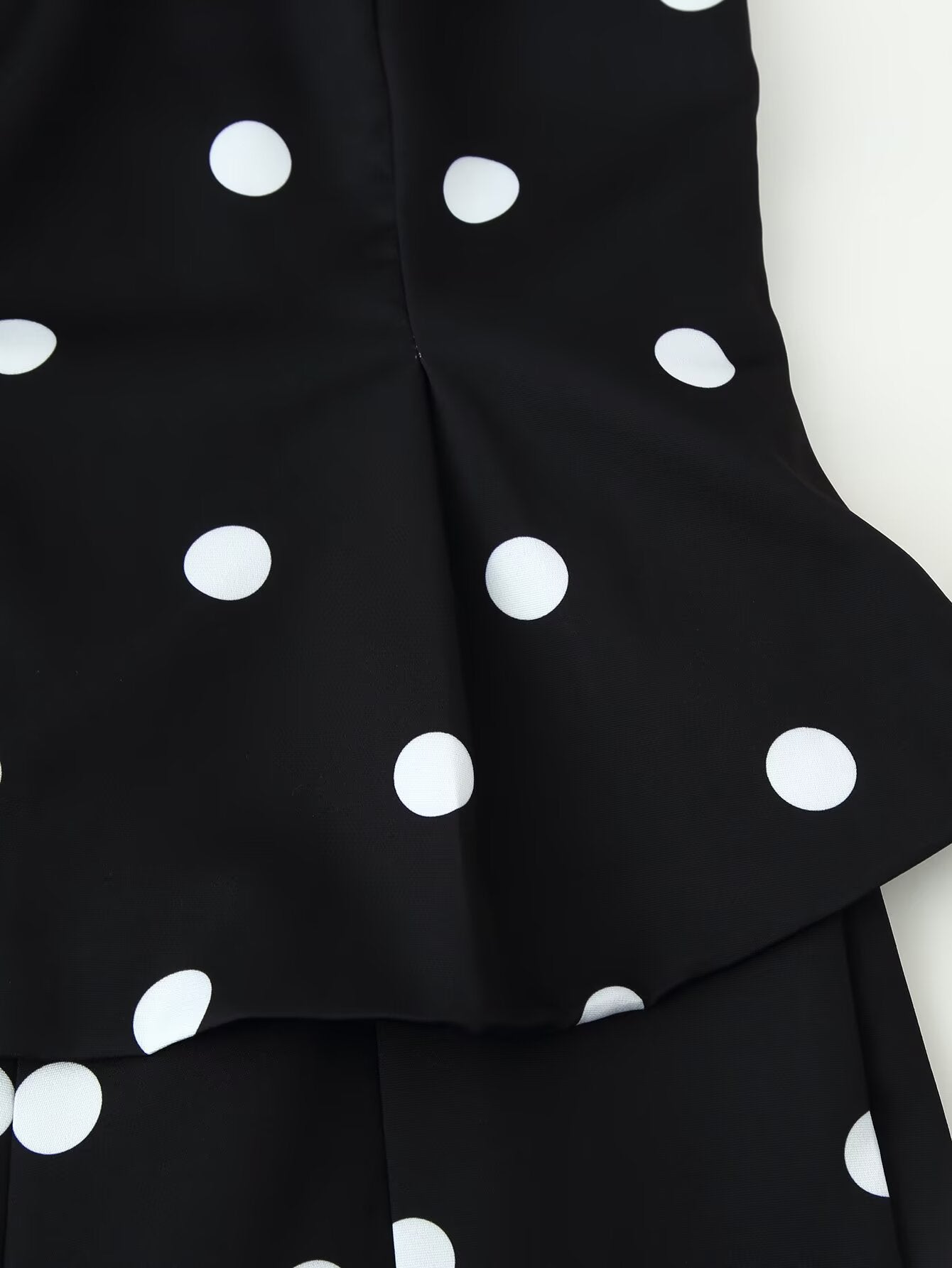 Women Clothing Summer Fashionable Sexy Figure Flattering Backless Polka Dot Tube Top Jumpsuit