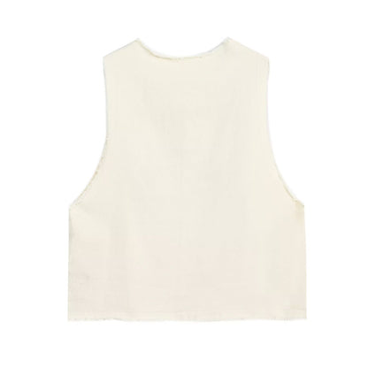 Summer Women Clothing Casual Loose Vest Top Pants Sets