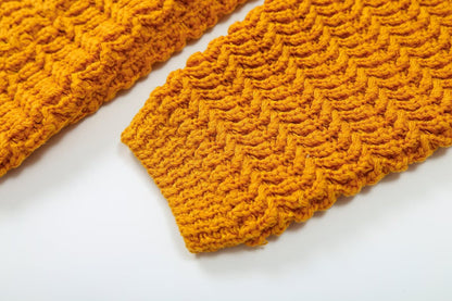 Cárdigan casual sencillo liso para mujer de primavera