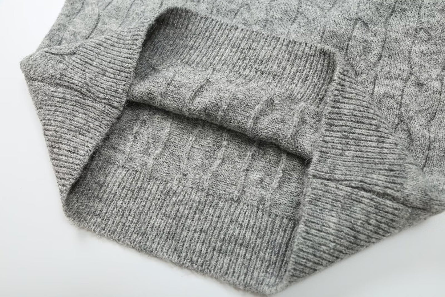 Sweater Thickened Thermal Base Knitwear Autumn Winter Collared Brand Top