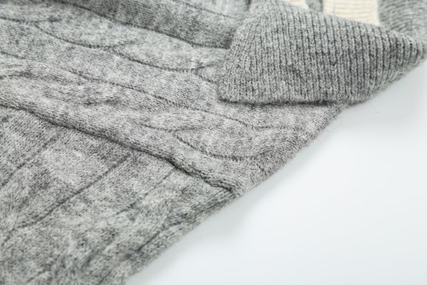 Sweater Thickened Thermal Base Knitwear Autumn Winter Collared Brand Top