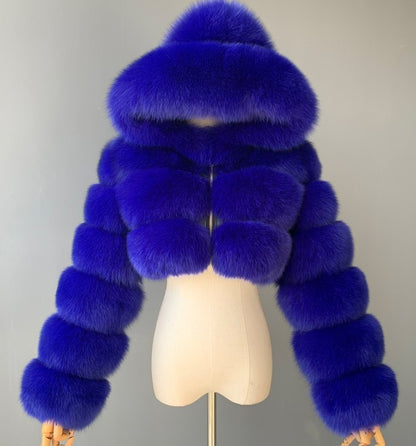 Faux Fur Coat Coat Faux Fur Factory Haining Faux Fur - Wanita Store