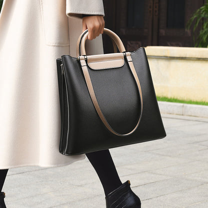 Bag Women Urban Simple Texture Women Tote Bag Autumn Winter Korean Fashionable Women Large Capacity Delivery Handbag - Wanita Store