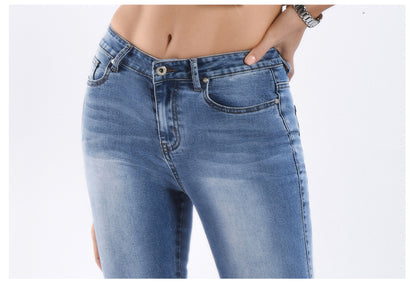 Women Denim Bell-Bottom Pants 3D Machine Embroidery Denim Women Autumn Denim Wide Leg Trousers Plus size - Wanita Store