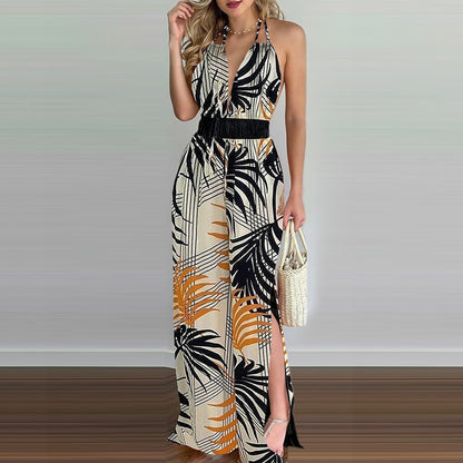Women Clothing Digital Printing Colorful Jumpsuit Women - Wanita Store