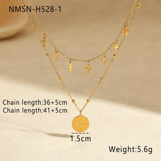 Gold Double-Layer Necklace