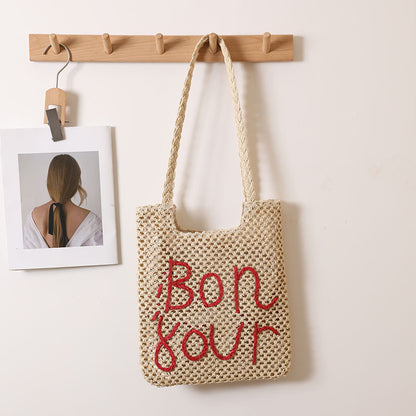 Letter Concave Beige Letters