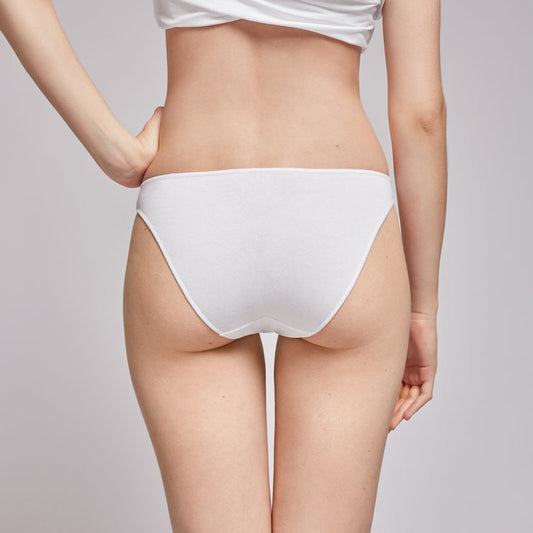 Women Underwear Breathable Traceless High Elastic Ice Silk Comfort Sexy Low Waist Briefs T Shaped Panties Ladies Briefs