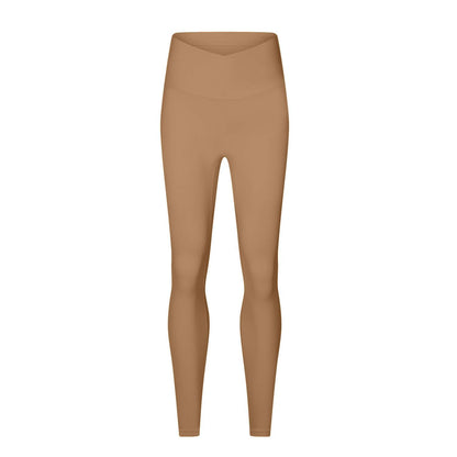 Wear Free Underwear Zero Sense One Piece Yoga Pants Shaping Nude Feel Back Pocket Peach Hip Raise Skinny Exercise Workout Pants - Wanita Store