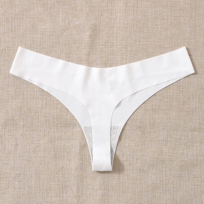 Seamless Sport Underwear T Back High Elastic Nude Feel Cotton Patch Deodorant Running Fitness