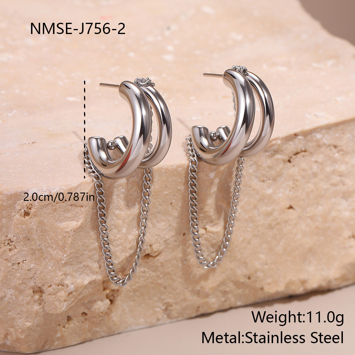 Steel Earrings