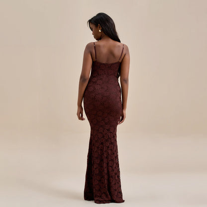Summer Arrival Sexy Sheath Dress Sexy Backless Lace Strap Dress for Women - Wanita Store