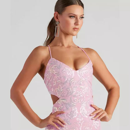 Sexy Sequined Dress Summer Sequin Party Dress - Wanita Store