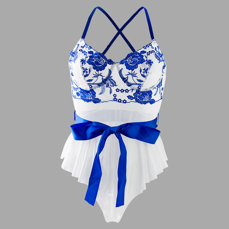 Royal blue white