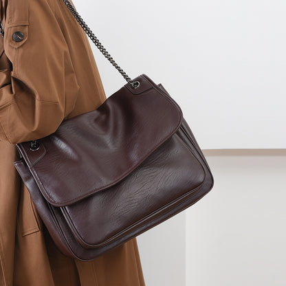 Shoulder Bag High Sense Ladies Bags Texture Hobo Bag Large Capacity Office Messenger Bag Women - Wanita Store