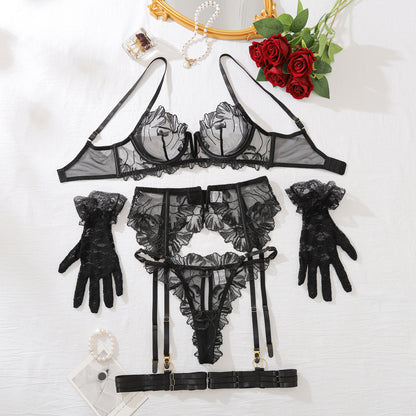 Black with Gloves