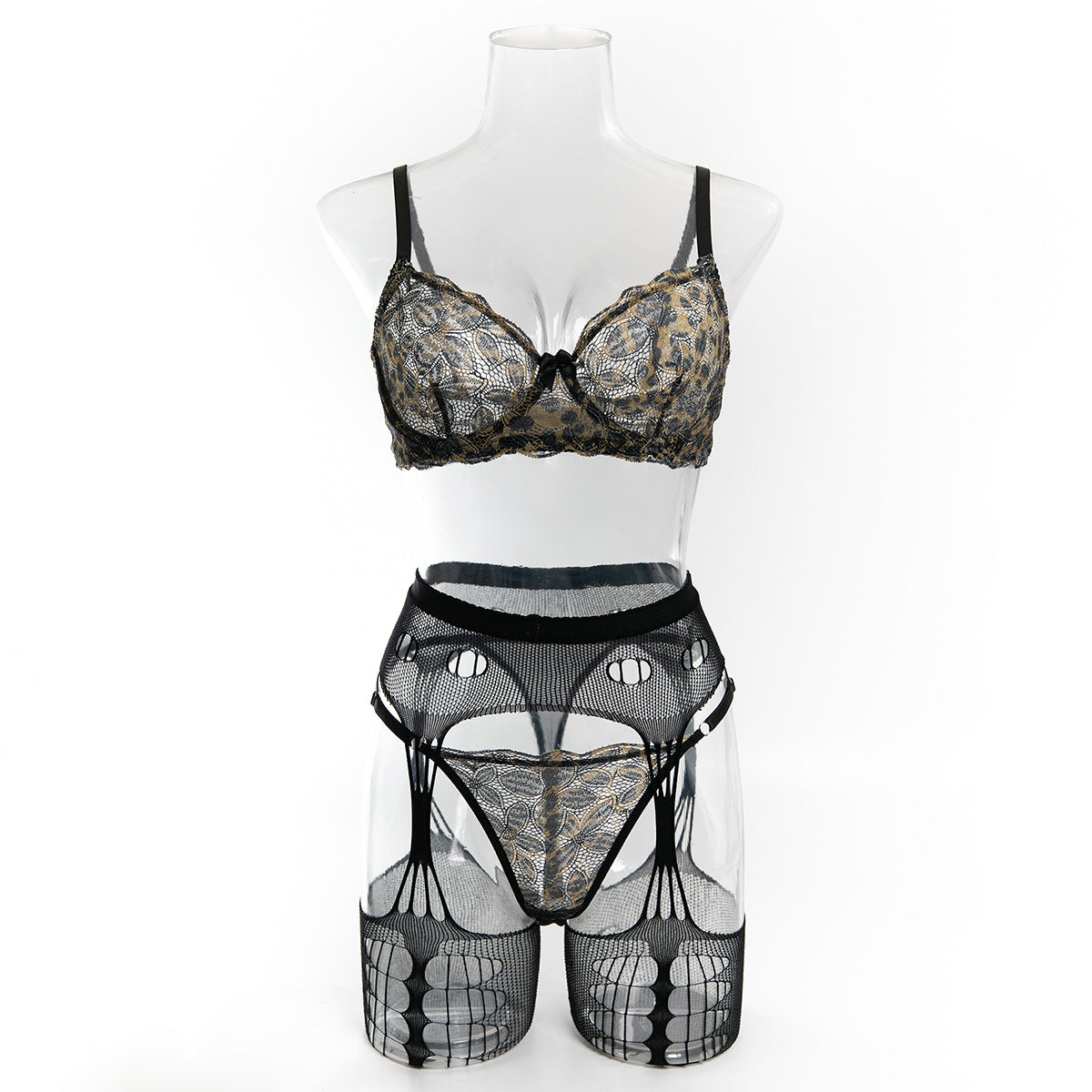 Leopard Print Three Piece Set